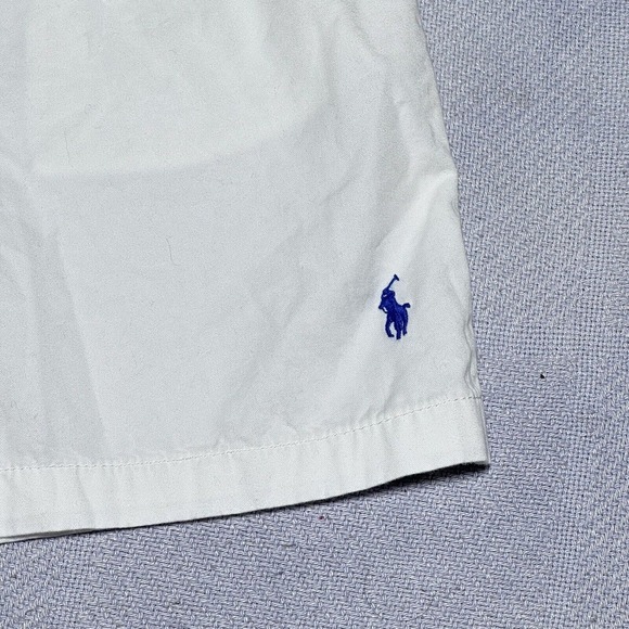 NEW Polo Ralph Lauren Pure White Spring IV Cotton Shorts Kids Boys Size 6 NWT - Picture 2 of 15